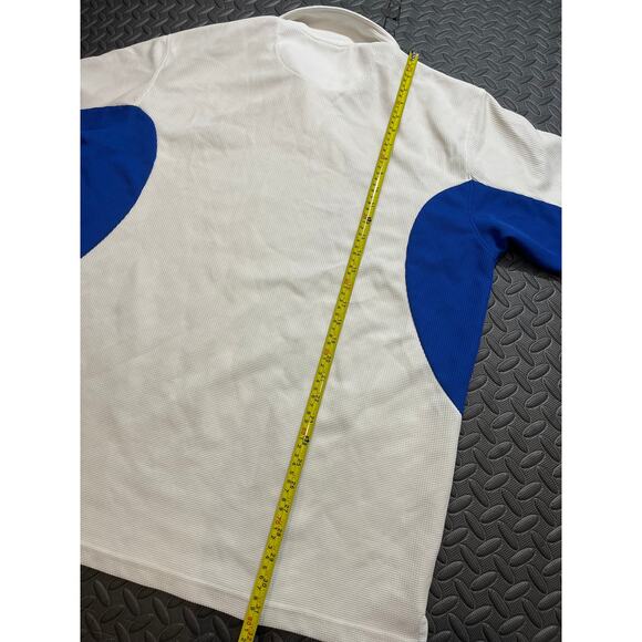 Nike Duke University Blue Devils White Blue Team Nike Polo Golf Shirt Mens XL - Picture 6 of 7